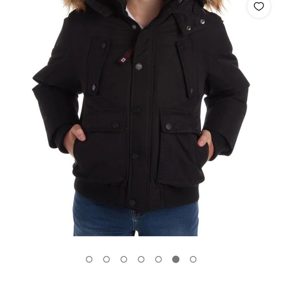 Cozy Black Kids Puffer Jacket